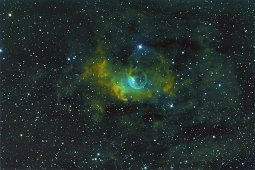 NGC7635 Hubble Palette