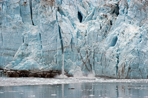 Calving Glacier Ice