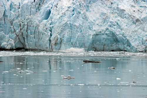 Calving Glacier Ice