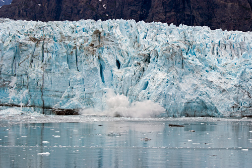 Calving Glacier Ice