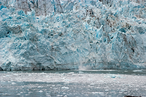 Calving Glacier Ice