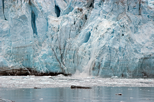 Calving Glacier Ice
