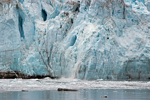 Calving Glacier Ice