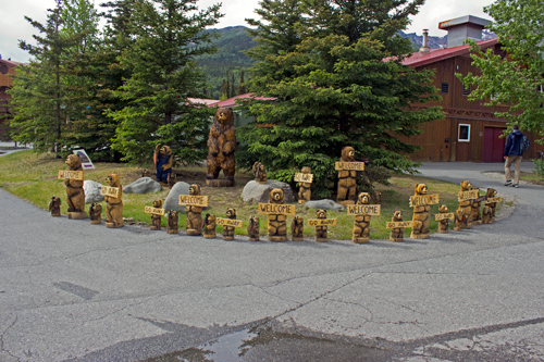 Moose Carvings