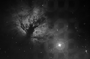 Flame nebula