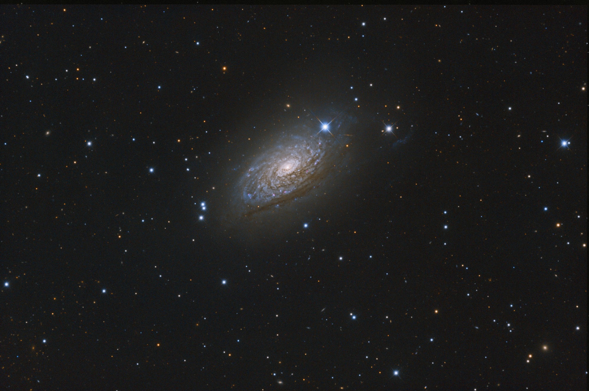 M63 LRGB Reprocessed