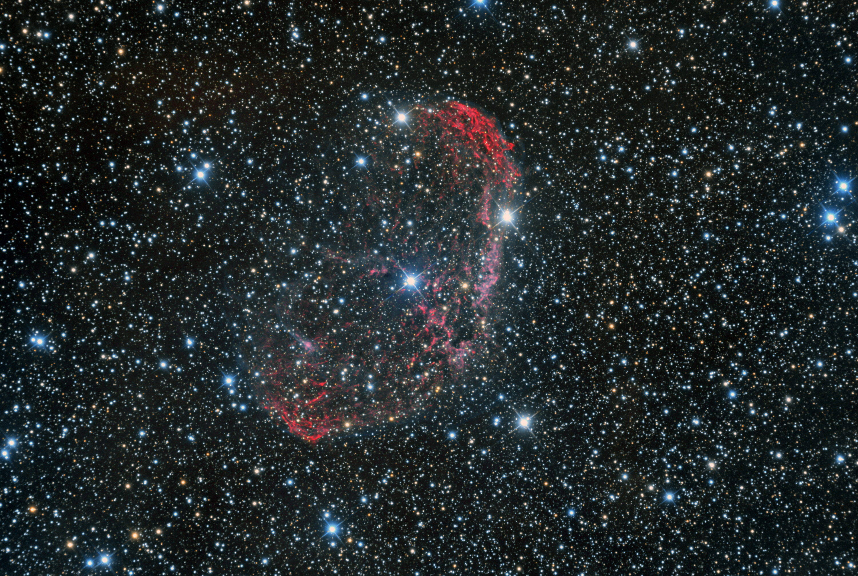 NGC6888 The Crescent Nebula Ha+RGB