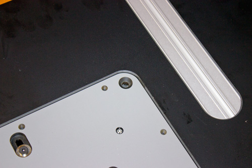 Router Table Lift Holes