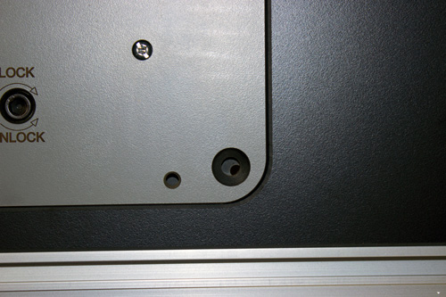 Router Table Lift Holes